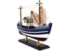 Lean-toys Zberateľské plavidlo Drevený rybársky kuter