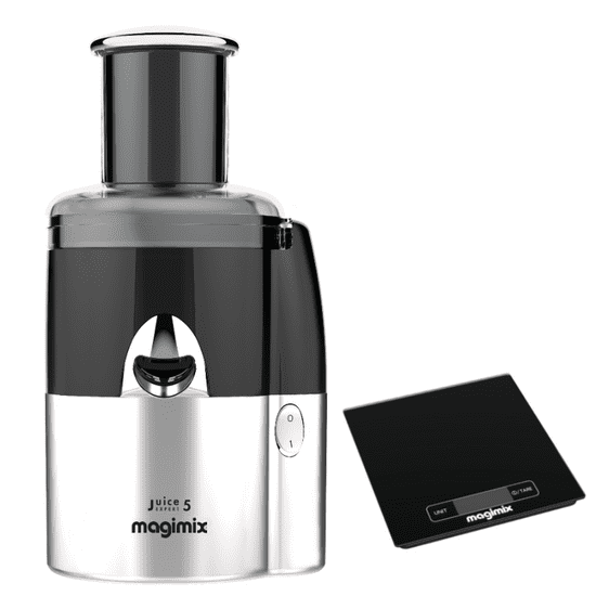 Magimix Magimix | ELM18093 Multifunkčný odšťavovač Juice Expert 5 | matný chróm a čierna