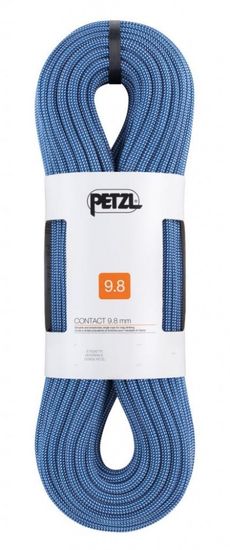 Petzl Horolezecké lano Petzl Contact Wall 9,8 mm modrá