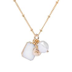 Decadorn Módny pozlátený náhrdelník s pravou perlou