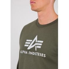 Alpha Industries  Pánska Mikina 3D Logo Sweater Zelená 2XL