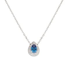 Amen Očarujúce strieborný náhrdelník so zirkónmi Diamonds CLGOBBLBZ (retiazka, prívesok)