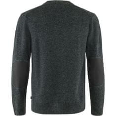 Fjällräven Övik Round-neck Sweater M, tmavo sivá, m