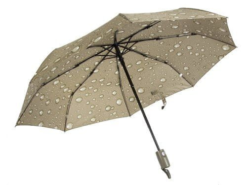 Verk  25011 Skladací dáždnik s kvapkami 95 cm zelená