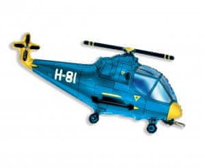 GoDan Fóliový balón 24" - Modrá helikoptéra