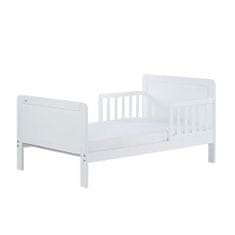 Detská posteľ so zábranou a šuplíkom Olek 140x70 cm biela