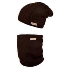 Little Angel Set pletená čiapka a nákrčník Outlast - čierna 6 | 54-57 cm