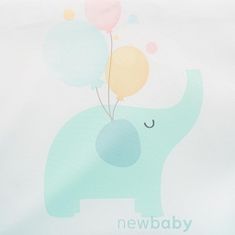 NEW BABY Detské rozkladacie kreslo Elephant mätová