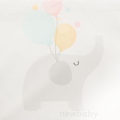 NEW BABY Detské rozkladacie kreslo Elephant béžová