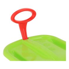 Baby Mix Sánkovací klzák s pohyblivou rukoväťou SNOW ARROW 74 cm zelený