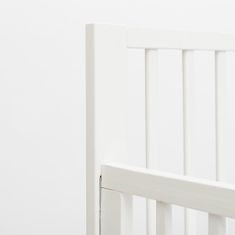 NEW BABY Detská postieľka BASIC so sťahovacou bočnicou biela