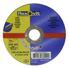 Flexovit Kotúč flexOvit 20430 115x2,0 A24R-BF41, rezný na kov