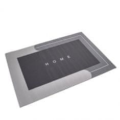 HomeLife Kúpeľňová predložka absorpčná 50 x 80 cm obdĺžnik, sivá, AP5221