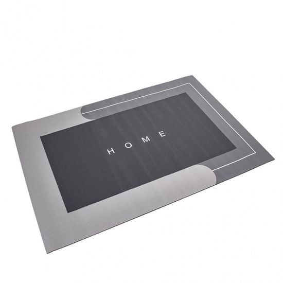HomeLife Kúpeľňová predložka absorpčná 50 x 80 cm obdĺžnik, sivá, AP5221