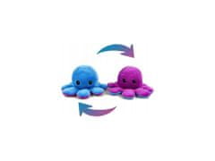TopKing Obojstranná plyšová chobotnica - modrá