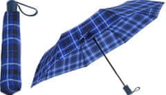 EXCELLENT Dáždnik skladací 95 cm kocka modrý KO-DB7250520modr