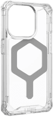 UAG ochranný kryt Plyo MagSafe pro Apple iPhone 15 Pro, biela/strieborná