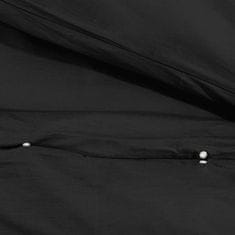 Vidaxl Posteľná bielizeň, čierna 200x220 cm, ľahké mikrovlákno
