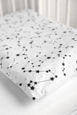 Sensillo Bielizeň posteľná 2dielna CONSTELLATION WHITE 135x100 cm 60x40 cm