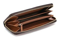 Michael Kors Dámska kožená peňaženka 34H1GT9E8B Brown acorn
