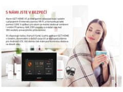 iGET HOME Alarm X5 - Inteligentný bezdrôtový systém pre zabezpečenie budov, ovládanie pomocou Wi-Fi, GSM, špeciálne funkcie