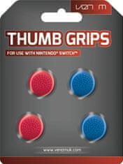 VENOM VS4918 Nintendo Switch Thumb Grips (4x) - Red and Blue