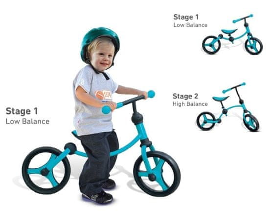 Smart Trike Balančný bicykel, modro/čierny