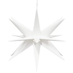 Vidaxl Vianočné svetlá s LED 3 ks skladacie biele 43 cm