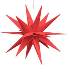 Vidaxl Vianočné svetlo s LED, skladacie, červené 43 cm