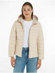 Tommy Hilfiger Krémová dámska zimná prešívaná bunda Tommy Hilfiger Feminine XL
