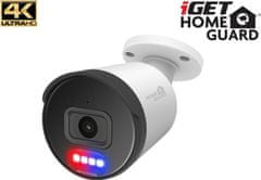 iGET iGET HGNHK938CAM - UltraHD 4K PoE IP kamera, SMART detekce, IP66, zvuk, noční přísvit 40m, ONVIF 2.6