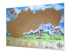 Divja Stieracia mapa Slovenská republika