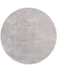 Flair Kusový koberec Shaggy Teddy Grey kruh 133x133 (priemer) kruh