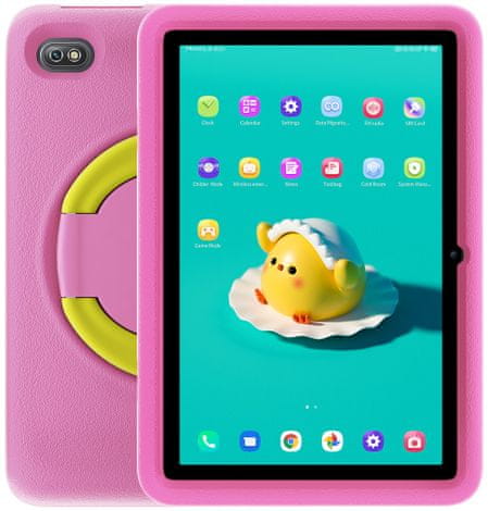 Tablet iGet Blackview TAB G8 Kids detský tablet veselý dizajn zaguľatené roky detské puzdro držadlo na zadnej strane detská aplikácia detské prostredie farebné puzdro tabletu dostupný tablet výkonný tablet nízka váha ultra ľahký tablet Bluetooth 5.0 vysokokapacitná batéria FullHD+ rozlíšenie OS Android 12 3,5 mm jack duálne stereo reproduktory 13 Mpx fotoaparát zadná kamera tenký tablet kompatné rozmery nízka hmotnosť 4 GB RAM slot na pamäťové karty wifi 6 Wi-Fi 6 rýchla wifi tmavý režim