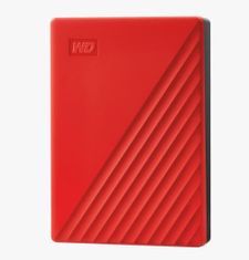 WD My Passport/4TB/HDD/Externý/2.5"/Červená/3R