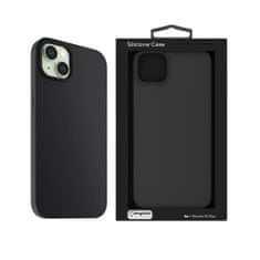 Next One Silicone Case for iPhone 15 Plus MagSafe compatible IPH-15PLUS-MAGCASE-BLACK - čierne