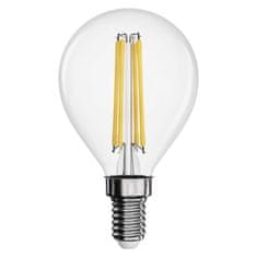 EMOS LED žiarovka Filament Mini Globe / E14 / 3,4 W (40 W) / 470 lm / neutrálna biela