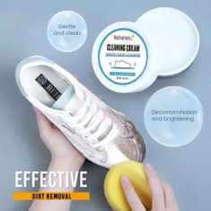 VIVVA® Účinný krém s aplikátorom na čistenie a obnovu bielej obuvi (1x balenie 250 g plus hubka) | SHOECLEAR