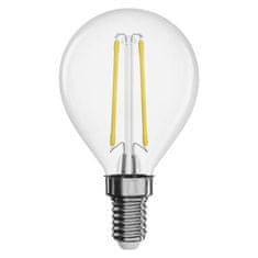 EMOS LED žiarovka Filament Mini Globe / E14 / 1,8 W (25 W) / 250 lm / teplá biela