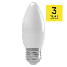 EMOS LED žiarovka Classic sviečka / E27 / 4,9 W (40 W) / 470 lm / neutrálna biela