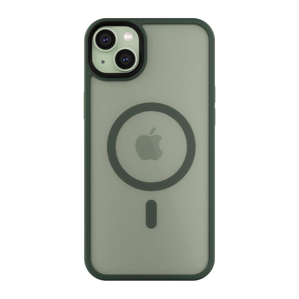 Next One Mist Shield Case for iPhone 15 Plus MagSafe Compatible IPH-15PLUS-MAGSF-MISTCASE-PTC - pistáciová
