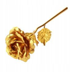 Korbi Zlatá večná ruža s nápisom love, darček na Valentína alebo deň žien, WR9