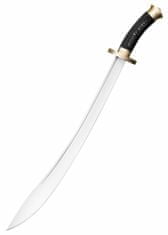 Cold Steel 88BBB Willow Leaf Sword zberateľský meč 67,6 cm, mosadz, koža, kožené puzdro