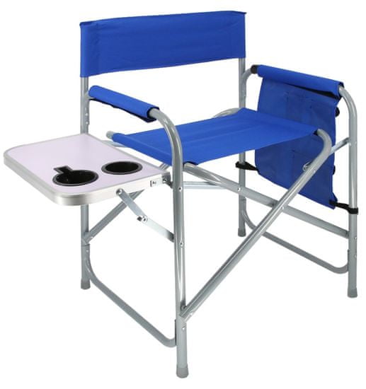 SEFIS  Basic kempingová rozkladacia stolička so stolíkom a držiakom nápojov