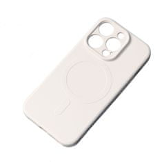 MG Silicone Magsafe kryt na iPhone 13, béžový