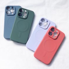 MG Silicone Magsafe kryt na iPhone 13 Pro, fialový