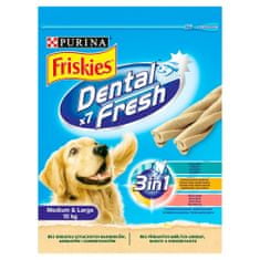 Friskies Pamlsok Dental Fresh pre väčších psov 7ks 180g
