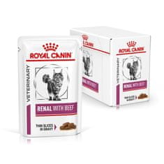 Royal Canin Cat Vet Diet Kapsička Renal Hovädzie 12x85g