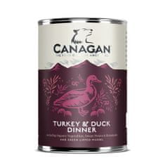 Canagan Konzerva pre psa Turkey and Duck dinner 400 g