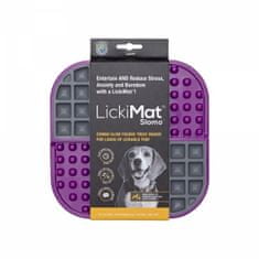 LickiMat Lízacia podložka Slomo 20x20cm fialová